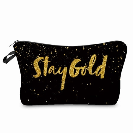 Jom Tokoy Printing Makeup Bags With Multicolor Pattern Cute Cosmetics Pouchs For Travel Ladies Pouch Women Cosmetic Bag