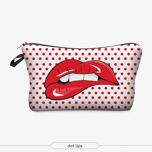 Jom Tokoy Printing Makeup Bags With Multicolor Pattern Cute Cosmetics Pouchs For Travel Ladies Pouch Women Cosmetic Bag