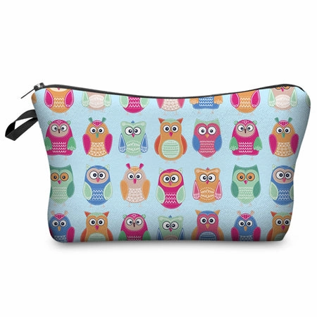 Jom Tokoy Printing Makeup Bags With Multicolor Pattern Cute Cosmetics Pouchs For Travel Ladies Pouch Women Cosmetic Bag