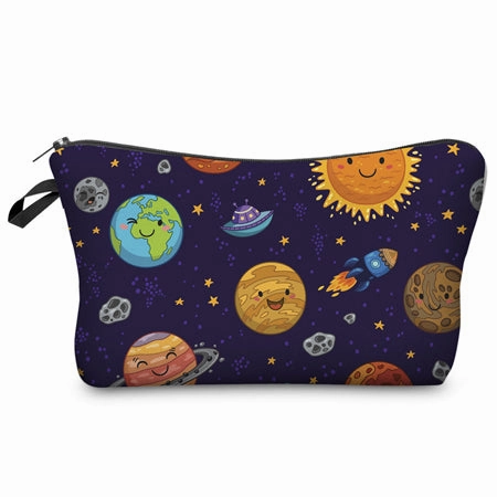 Jom Tokoy Printing Makeup Bags With Multicolor Pattern Cute Cosmetics Pouchs For Travel Ladies Pouch Women Cosmetic Bag