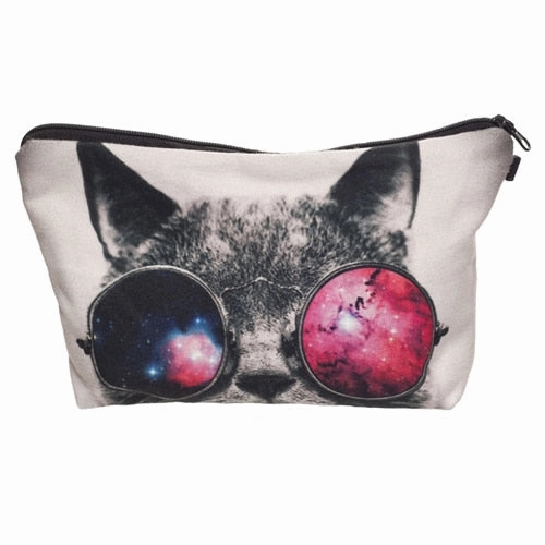 Jom Tokoy Printing Makeup Bags With Multicolor Pattern Cute Cosmetics Pouchs For Travel Ladies Pouch Women Cosmetic Bag