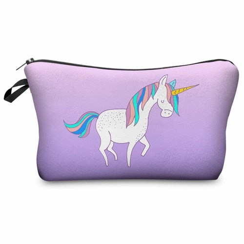 Jom Tokoy Printing Makeup Bags With Multicolor Pattern Cute Cosmetics Pouchs For Travel Ladies Pouch Women Cosmetic Bag