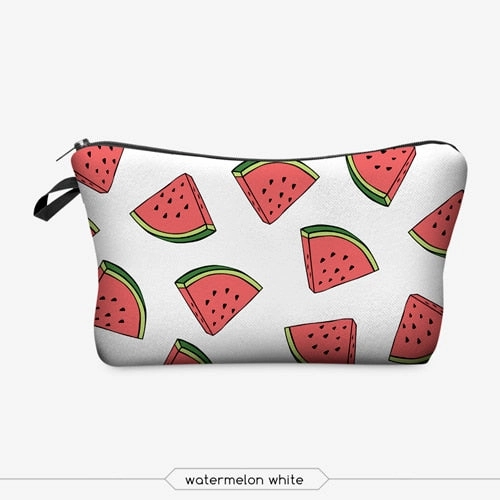 Jom Tokoy Printing Makeup Bags With Multicolor Pattern Cute Cosmetics Pouchs For Travel Ladies Pouch Women Cosmetic Bag