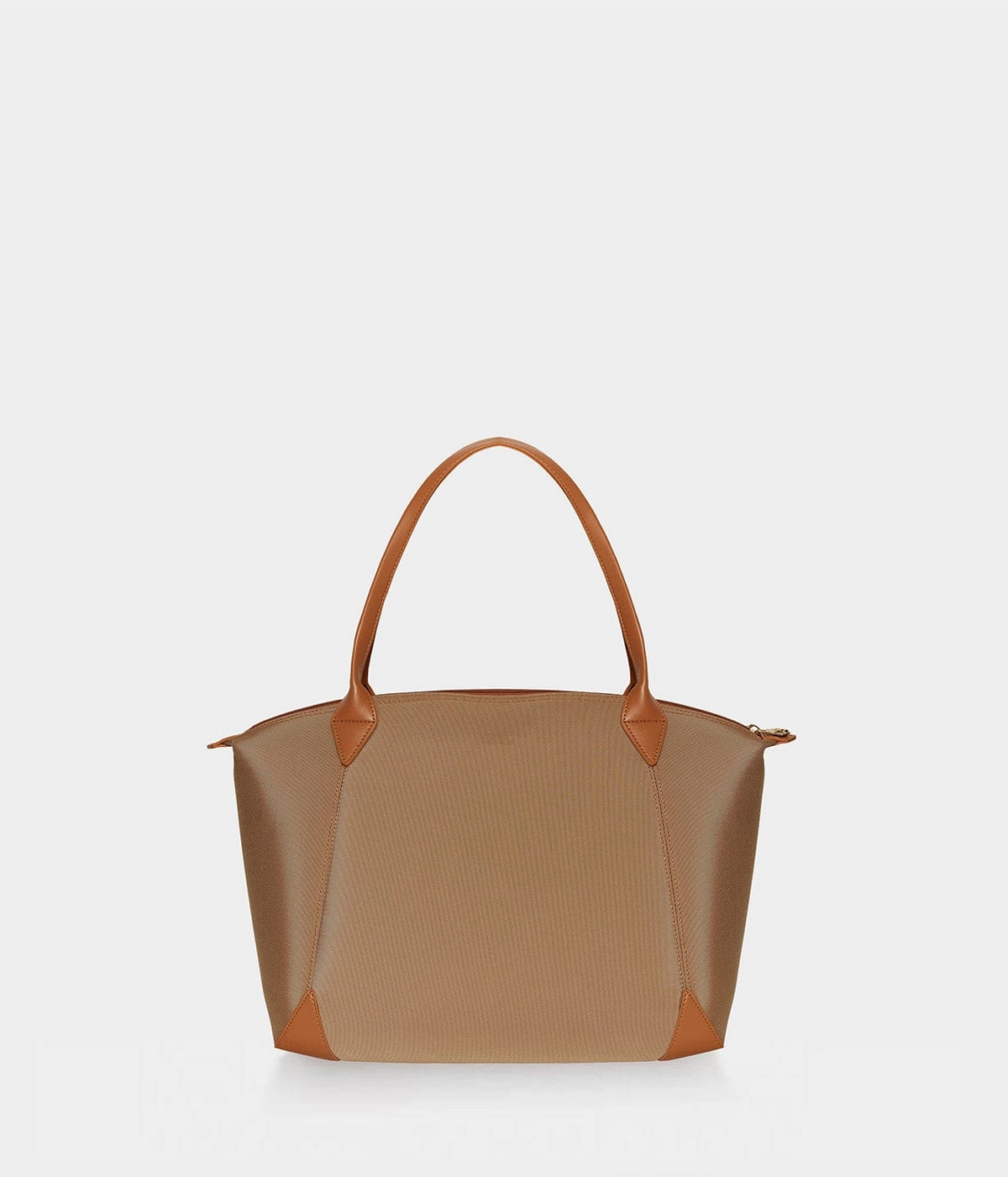 Journey Apple Skin & Recycled Nylon Weekend Bag | Caramel
