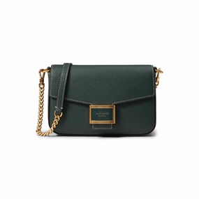 Kate Spade New York Katy Textured Leather Flap Chain Crossbody