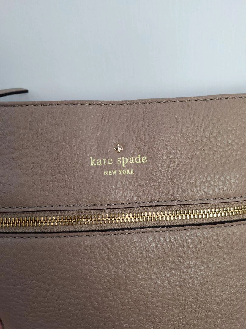 Kate Spade Taupe Flat Shoulder Bag