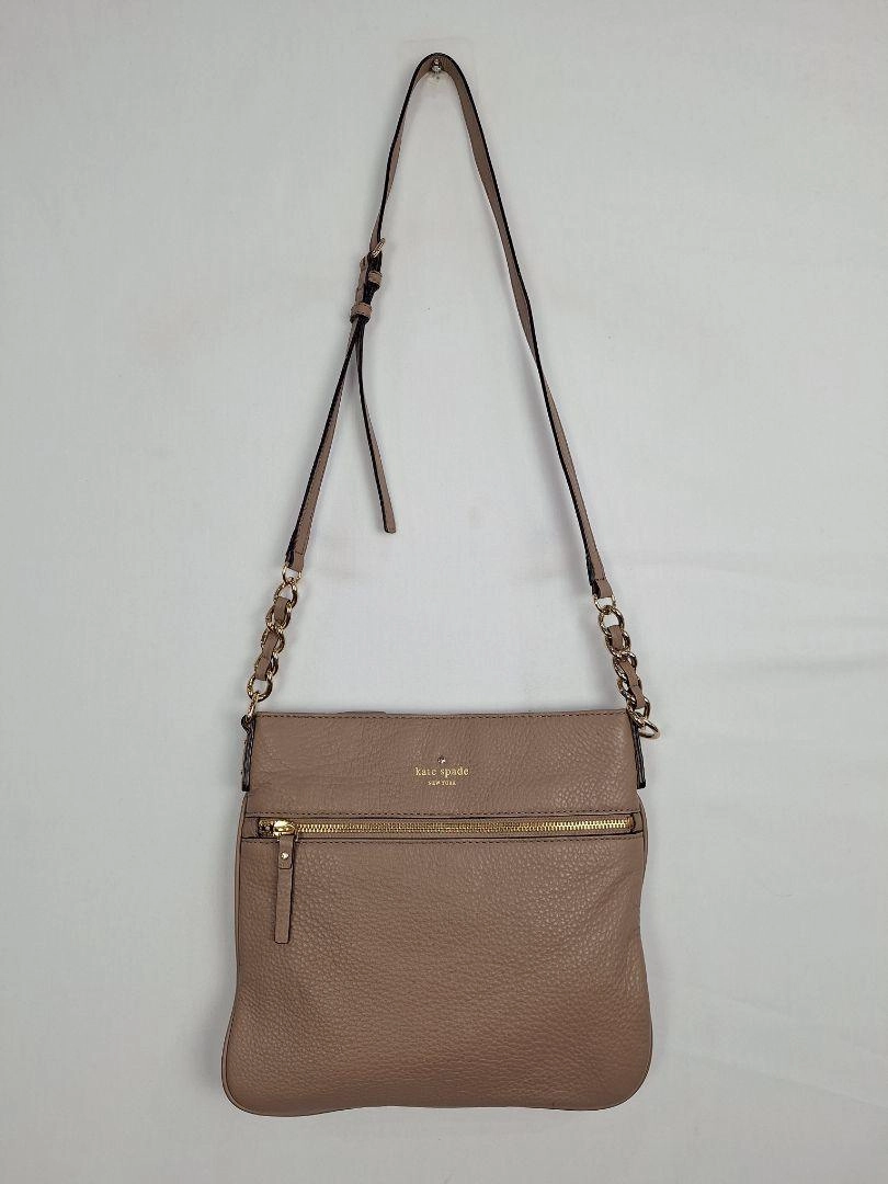 Kate Spade Taupe Flat Shoulder Bag