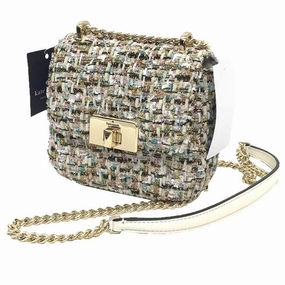 Kate Spade Tweed Leather Shoulder Bag (Pre-Owned)
