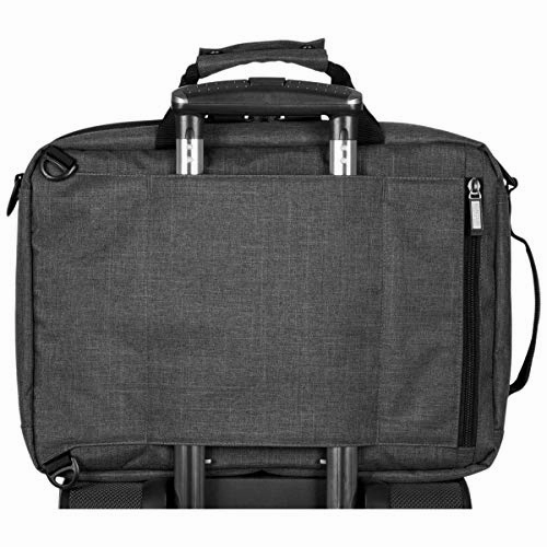 Kenneth Cole Reaction 15.6 Laptop & Tablet Bag Hybrid Backpack for School, Business, & Travel, Convertible Charcoal, Medium