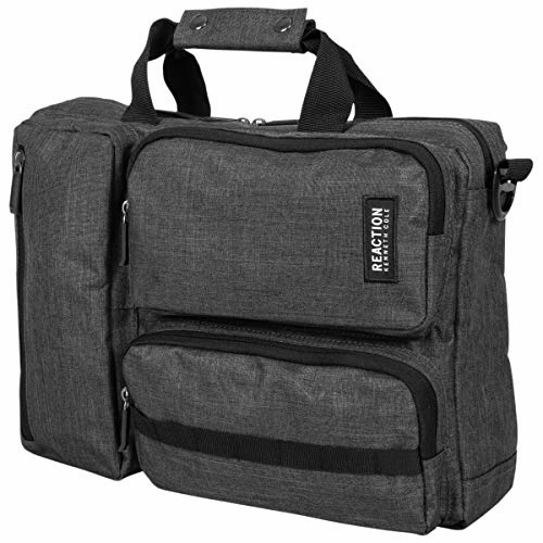 Kenneth Cole Reaction 15.6 Laptop & Tablet Bag Hybrid Backpack for School, Business, & Travel, Convertible Charcoal, Medium