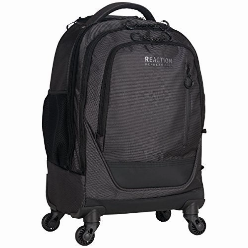 Kenneth Cole Reaction 1680D Coated Polyester Double Gusset 4-Wheel 17.0 Computer Laptop