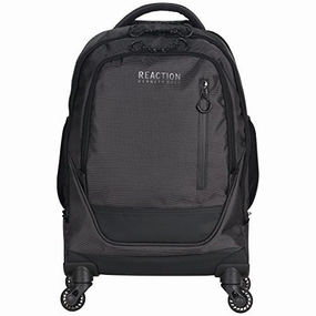 Kenneth Cole Reaction 1680D Coated Polyester Double Gusset 4-Wheel 17.0 Computer Laptop
