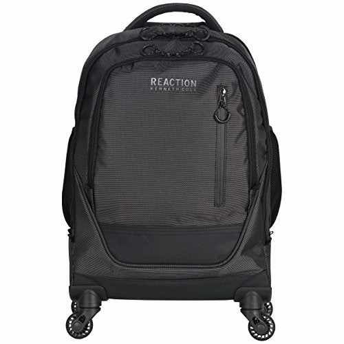 Kenneth Cole Reaction 1680D Coated Polyester Double Gusset 4-Wheel 17.0 Computer Laptop