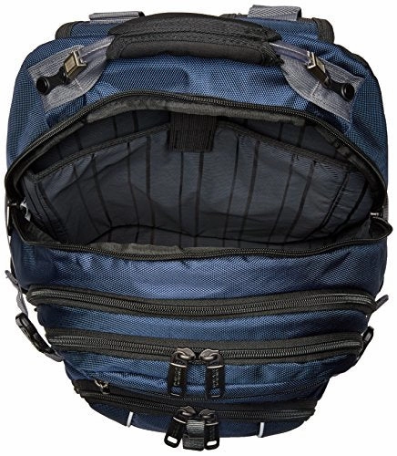 Kenneth Cole Reaction 1680d Polyester Expandable Double Gusset 17.3" Laptop Backpack, Navy