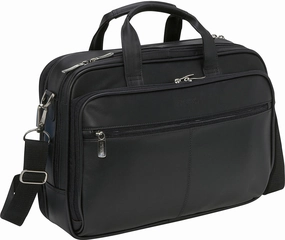 Kenneth Cole Reaction &Quot;I Rest My Case&Quot; Double Gusset Top Zip Portfolio / Computer Case
