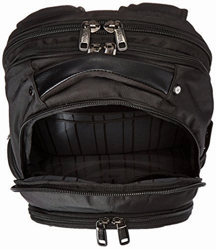 Kenneth Cole Reaction An Easy Pace Top Zip E Scan Computer Ipad Tablet Backpack, Black, One Size