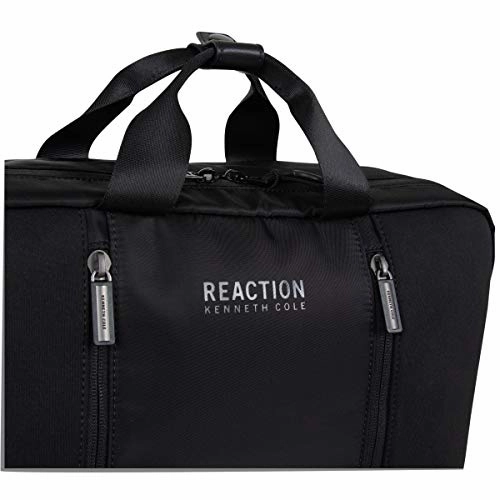 Kenneth Cole Reaction Backpack with USB Charging Port, Black, 15" Laptop