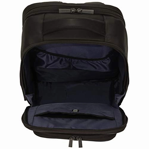 Kenneth Cole Reaction Colombian Leather Double Gusset 15.6 Computer Backpack, Brown One Size