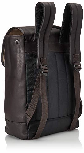Kenneth Cole Reaction Colombian Leather Single Compartment Flapover 14.1 Laptop Backpack (RFID),