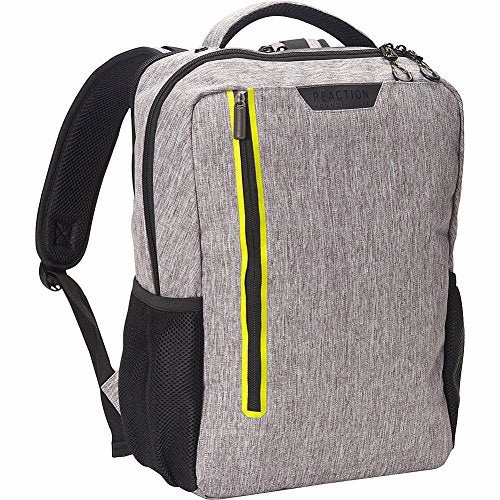 Kenneth Cole Reaction Dual Compartment 15.6" (RFID) Laptop Backpack Black W/Red Pop One Size