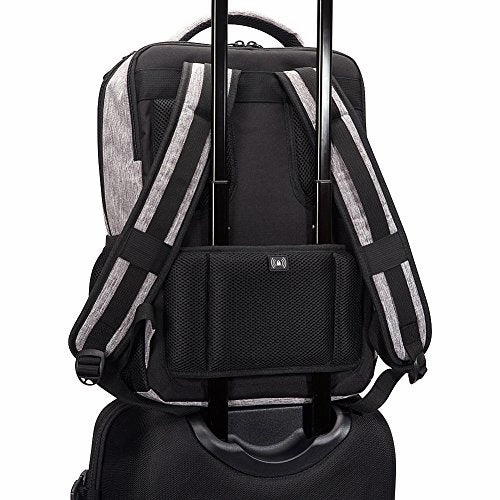 Kenneth Cole Reaction Dual Compartment 15.6" (RFID) Laptop Backpack Black W/Red Pop One Size