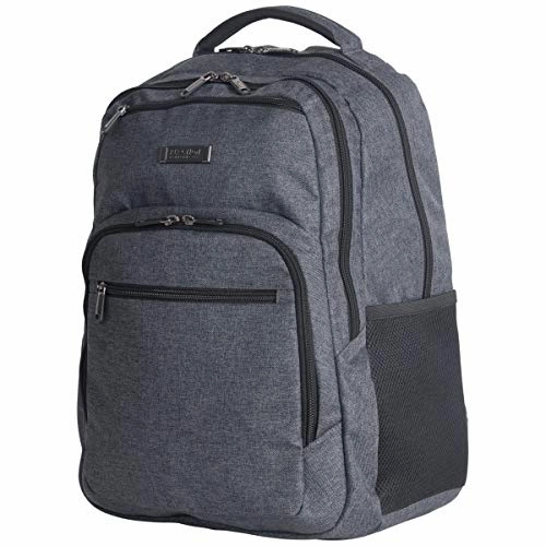 Kenneth Cole Reaction Dual Compartment 17.3" Laptop Backpack Charcoal One Size