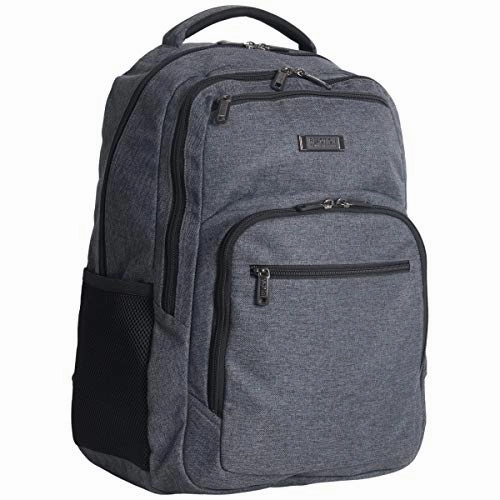 Kenneth Cole Reaction Dual Compartment 17.3" Laptop Backpack Charcoal One Size