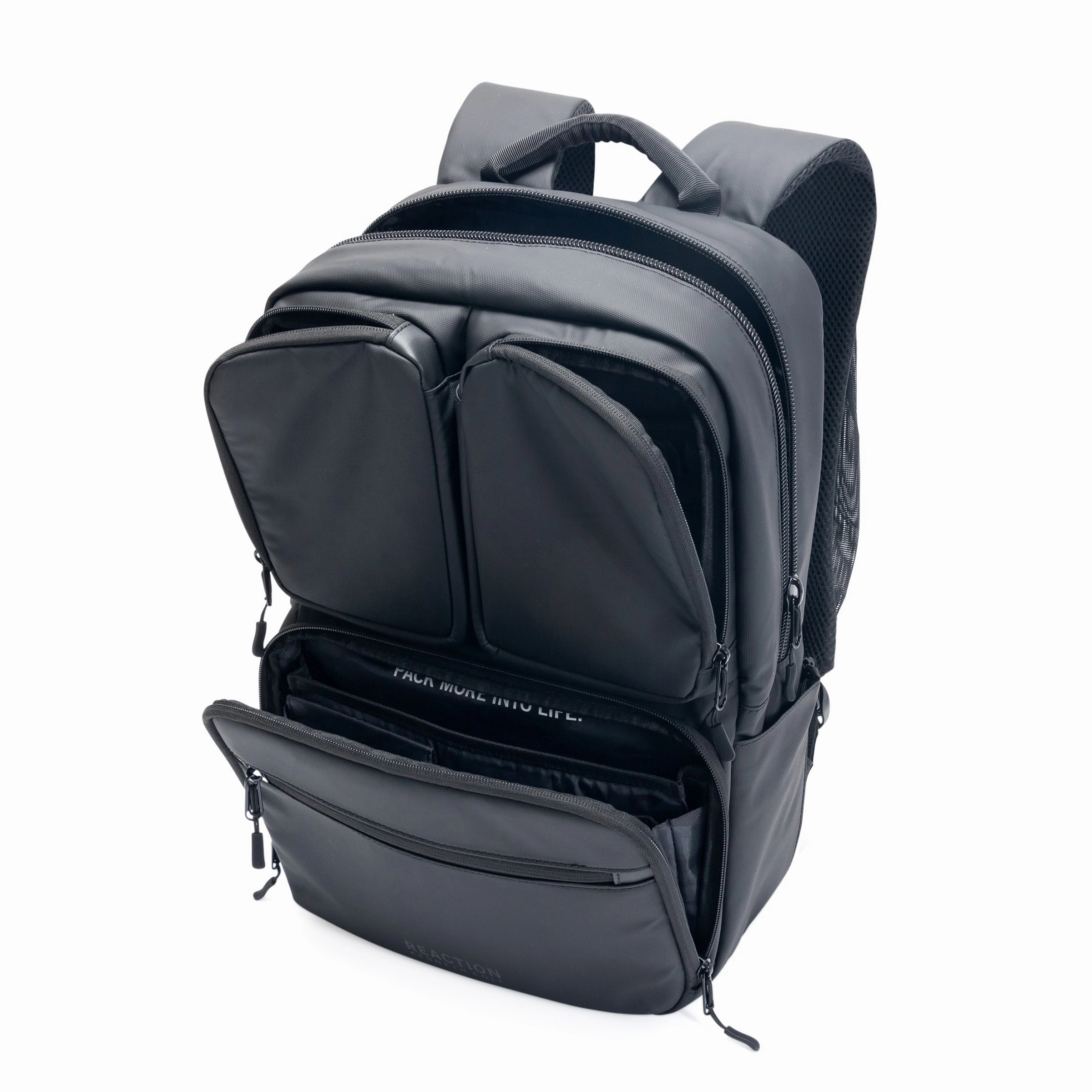 Kenneth Cole Reaction Ryder 16" & 17" Polyester Laptop and Tablet Backpack with removable 16" laptop sleeve