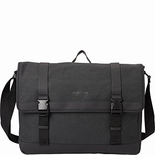 Kenneth Cole Reaction Urban Artisan Flapover 15" Laptop Messenger Bag (Charcoal)