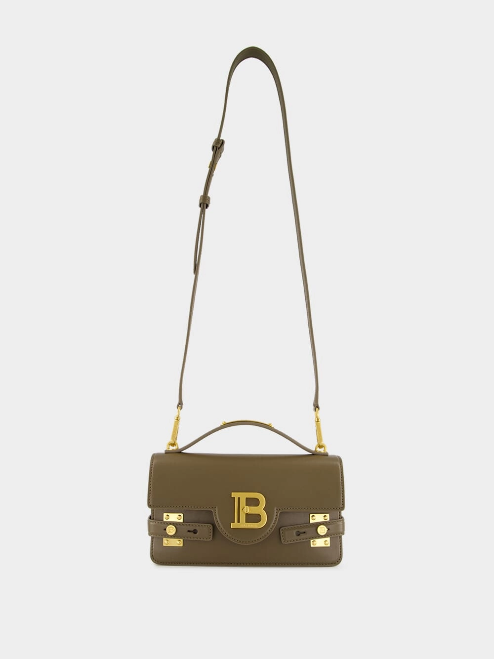 Khaki B-Buzz 24 Leather Bag