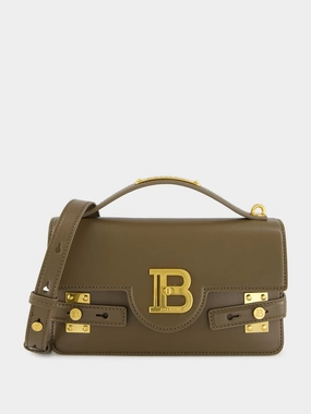 Khaki B-Buzz 24 Leather Bag