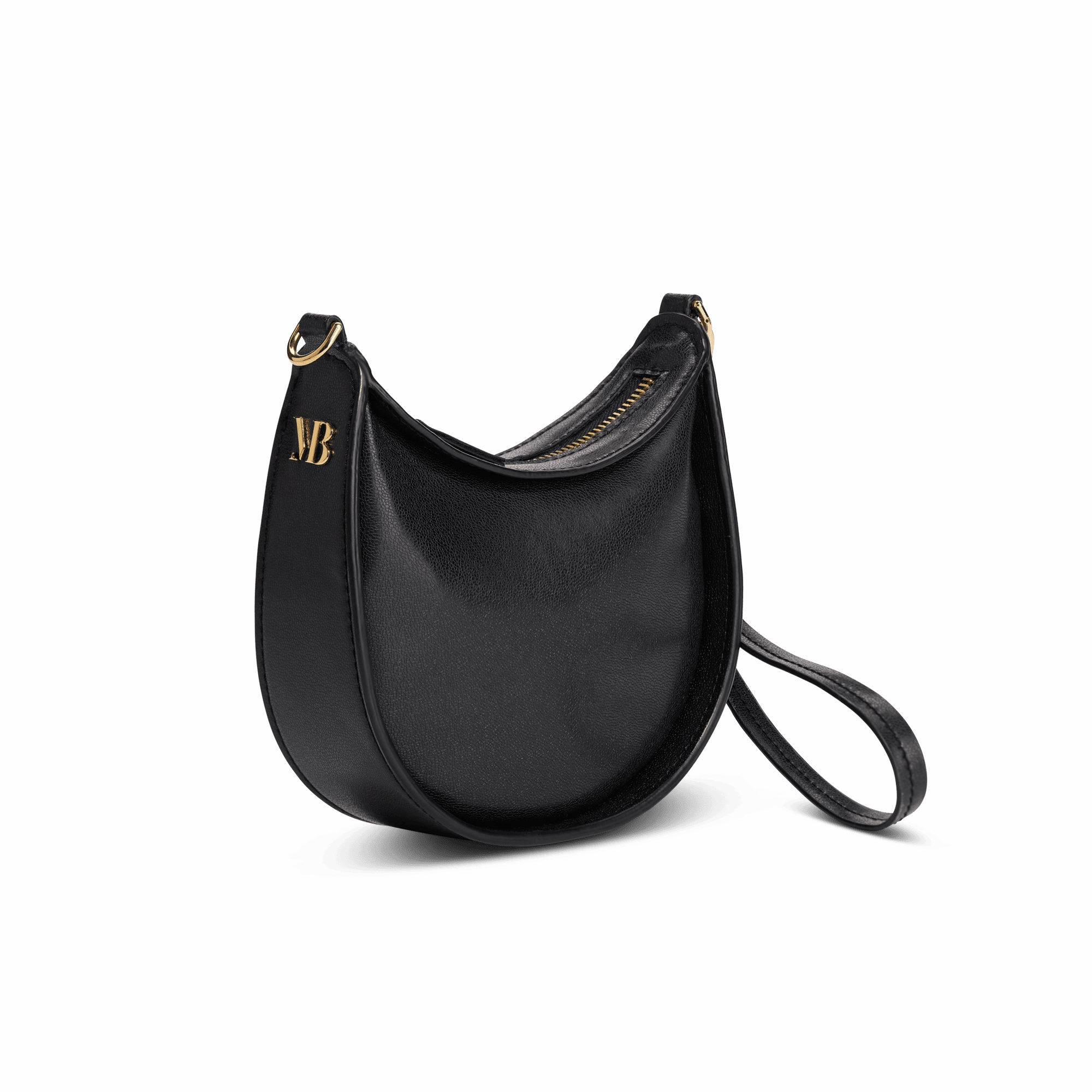 Kingston MIRUM Leather Vegan Shoulder Bag | Black