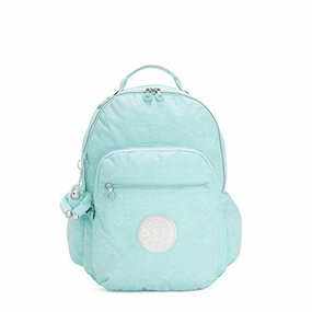 Kipling Seoul Go Large 15" Laptop Backpack Fresh Teal Hologram