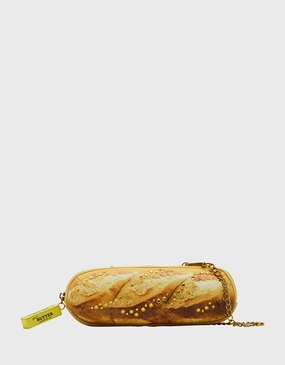 KITSCH BAGUETTE ABOUT IT SHOULDER BAG TAN