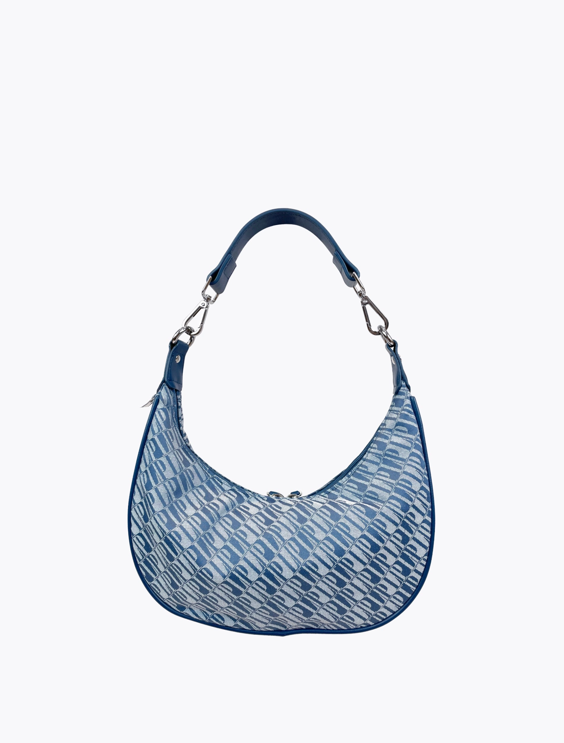 Krawsant Satchel - Blue Jacquard