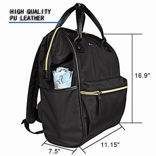 KROSER Laptop Backpack 15.6 Inch Stylish Computer Backpack School Backpack Casual Daypack Laptop