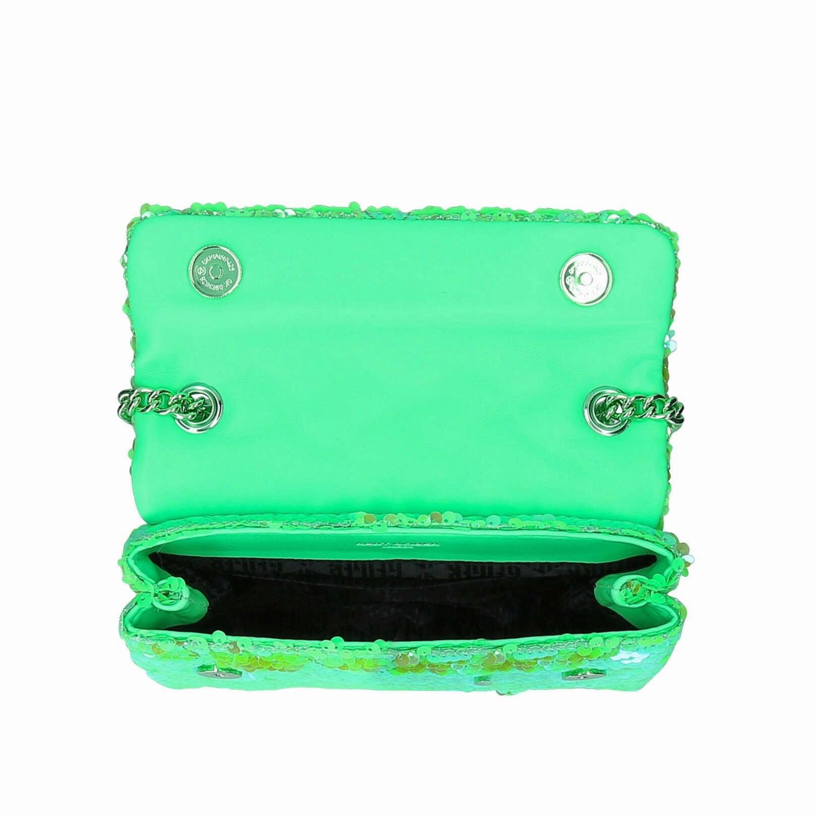Kurt Geiger Medium Sequin Kensington Crossbody bag-Green