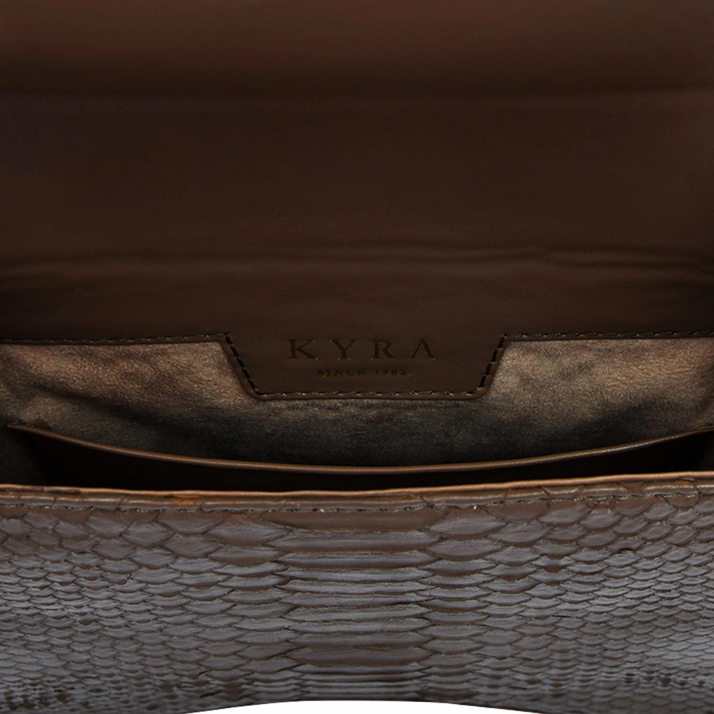 Kyra Michelle Taupe Shoulder Bag