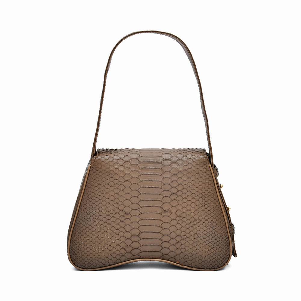 Kyra Michelle Taupe Shoulder Bag