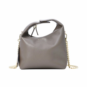 Kyra Women's Ouna Lamb Skin Handbags Taupe