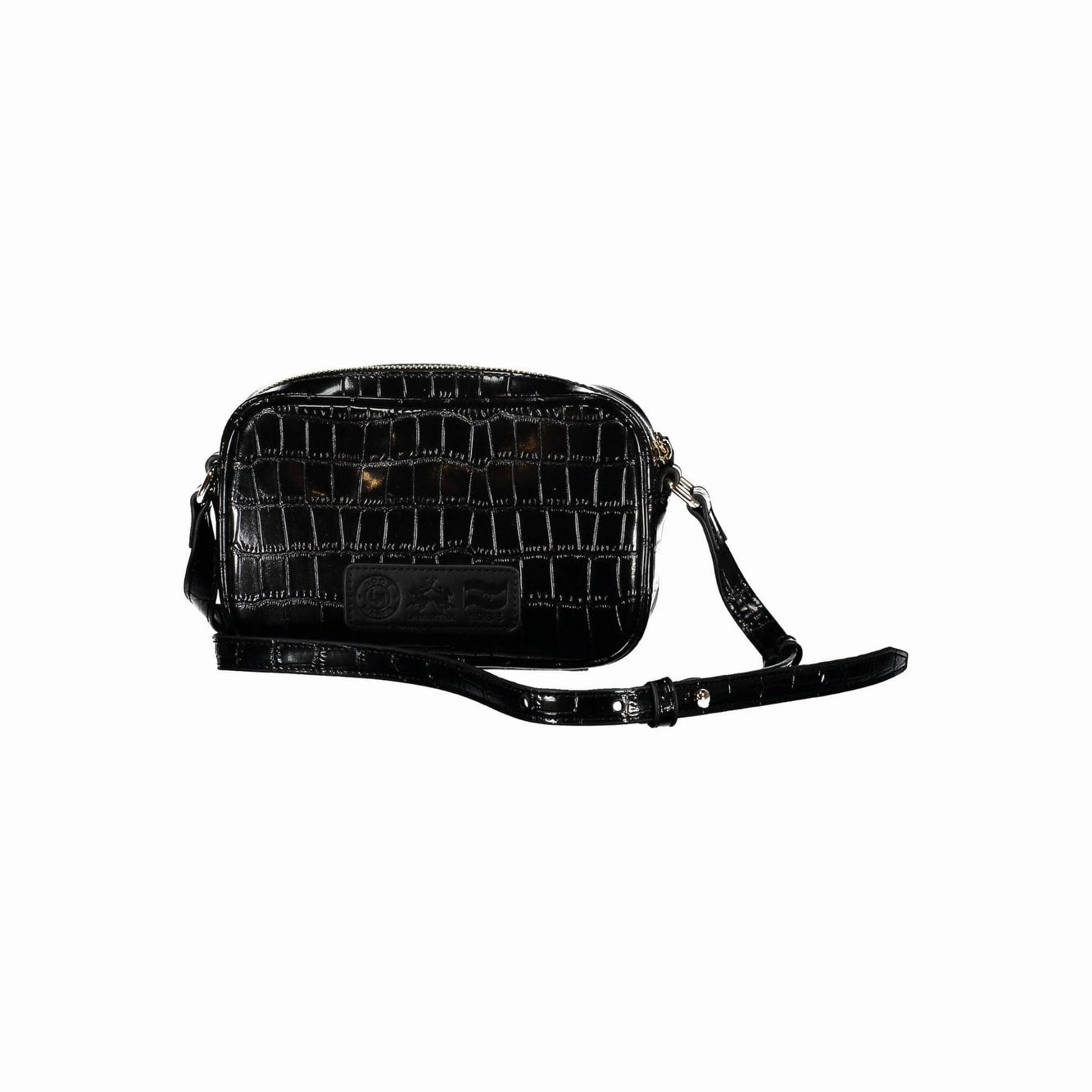 La Martina Black Polyethylene Women Women's Handbag