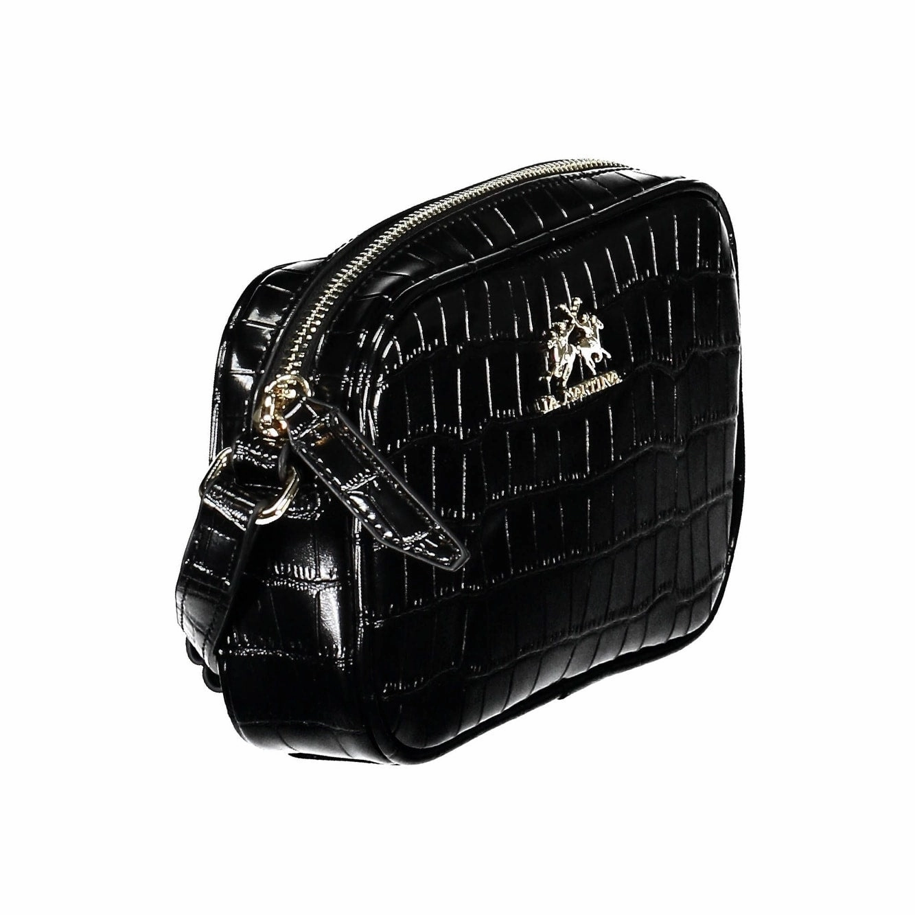 La Martina Black Polyethylene Women Women's Handbag