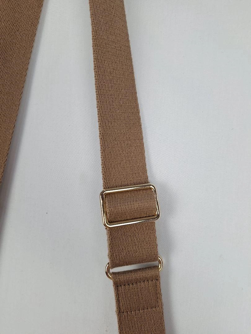 Lacoste Taupe Chantaco Round Crossover Handbag