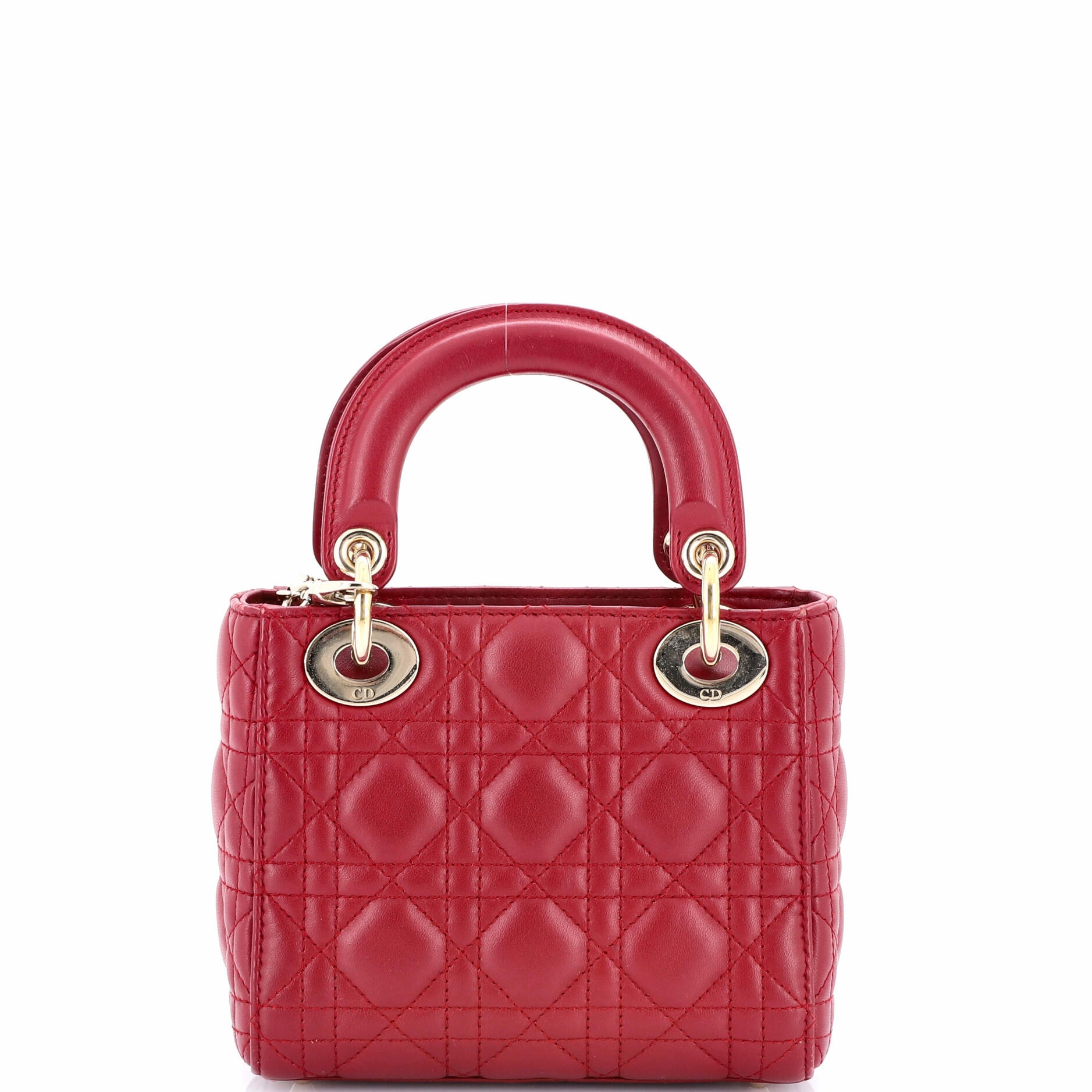 Lady Dior Chain Bag Cannage Quilt Lambskin Mini