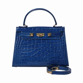 Lalage Maya Large Top Handle Handbag with optional Crossbody strap