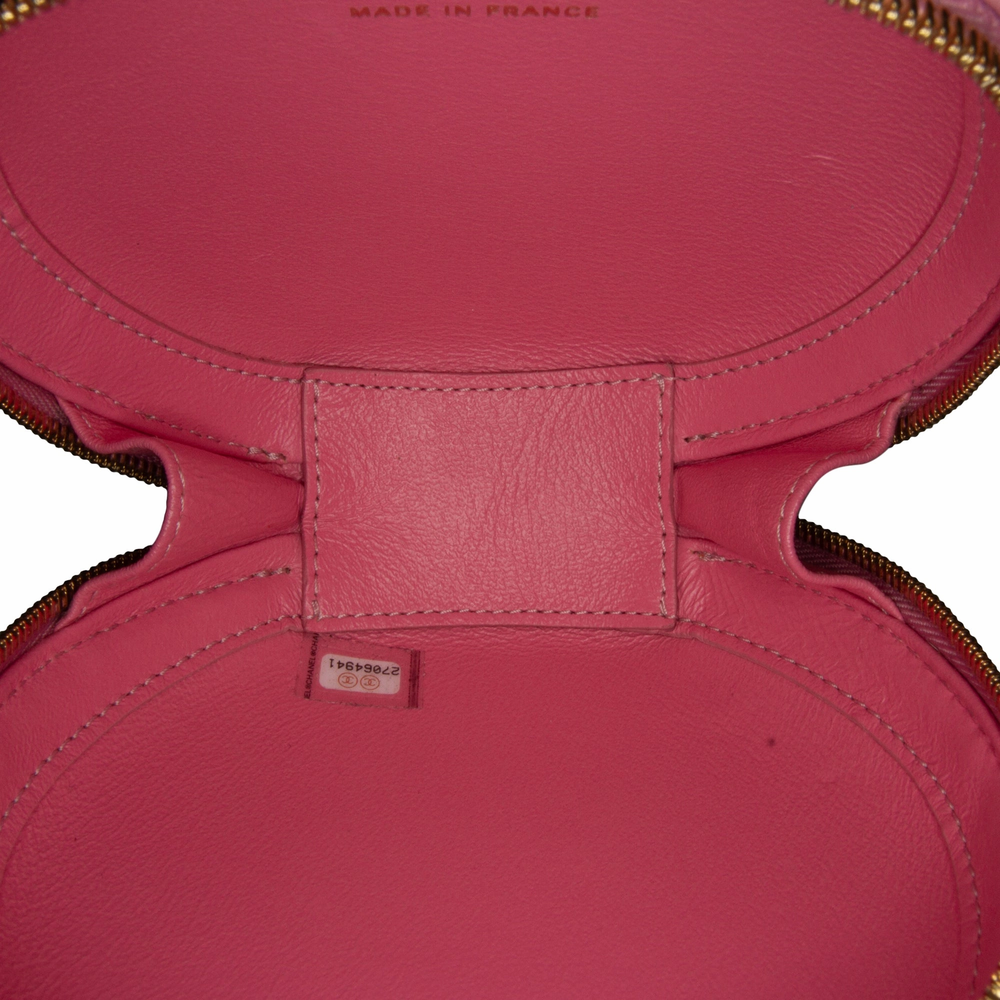 Lambskin CC Round Chain Crossbody