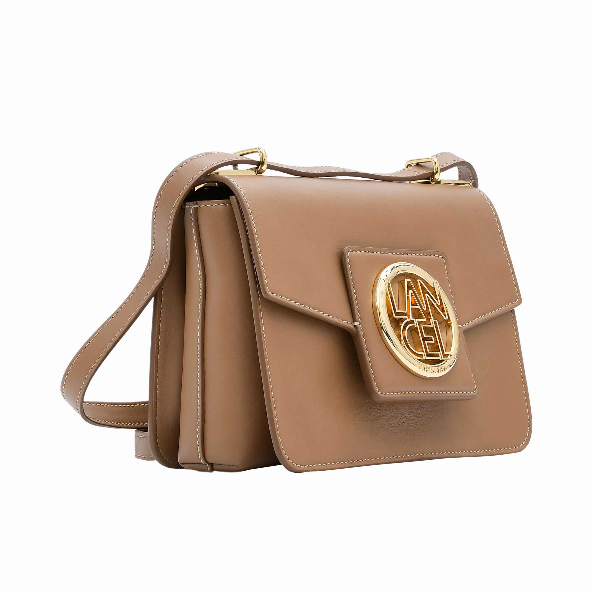 Lancel Women's Granit & Gold Flap Shoulder Bag