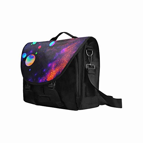 Laptop Shoulder Bag, Bear Printed Laptop Bag Oxford fabric