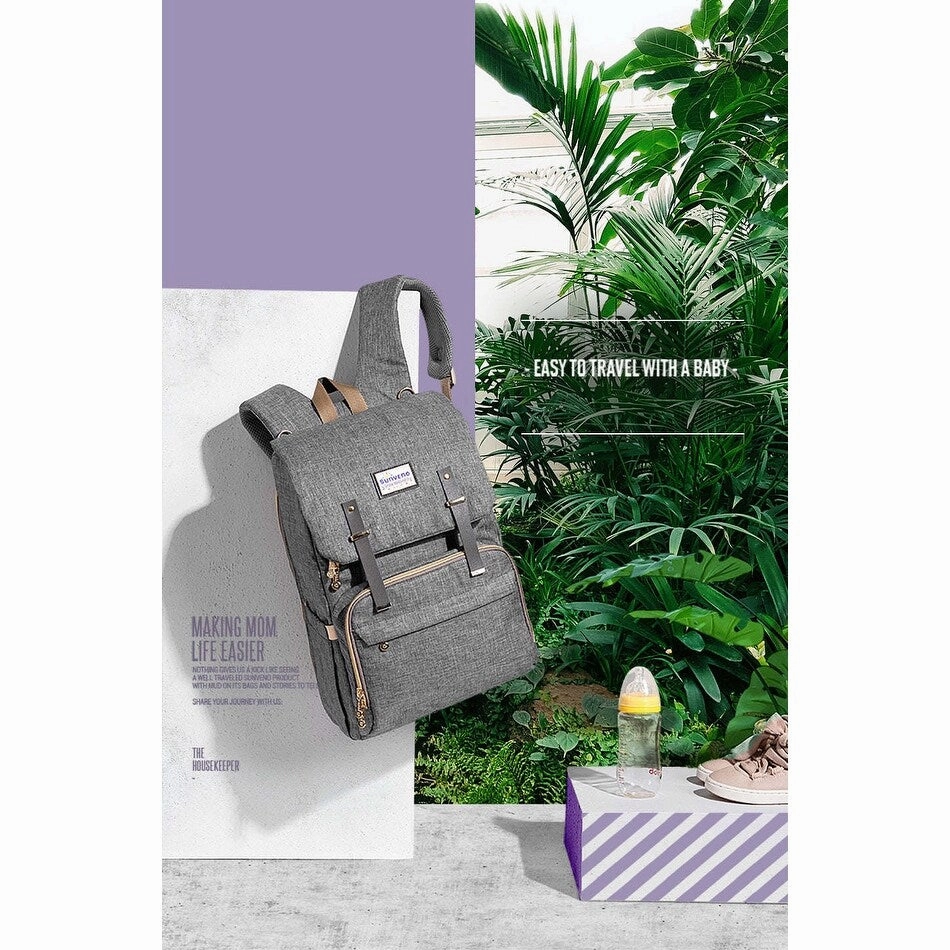 Large Capacity Nappy Bag Travel Backpack