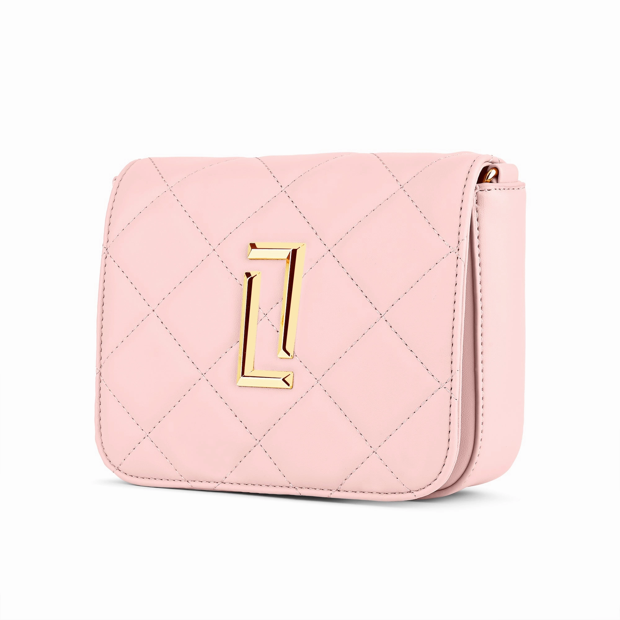 Lavie Luxe Light Pink Small Women's Carol Flap Sling Bag
